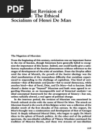 Zeev Sternhell The Idealist Revision of Marxism The Ethical Socialism of Henri de Man 1979