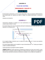 Lección 21 (Bucle Determinado For, Ejemplo de Validación de Email)