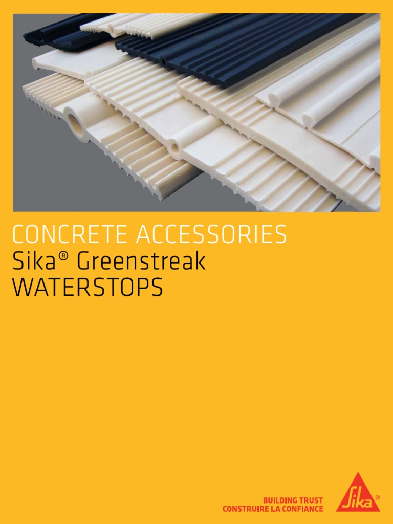 Sika Greenstreak Waterstops Brochure Eng | PDF | Polyvinyl Chloride ...