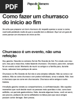 Como Fazer Um Churrasco Do Início Ao Fim – PapodeHomem