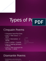 Types of Poetry