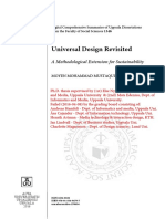 Universal Design Revisited: A Methodological Extension For Sustainability