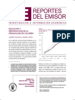 Educación y Reproducciones de Las Desigualdes en Colombia PDF