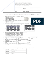 Contoh Soal USG Kelas 2 SD/MI