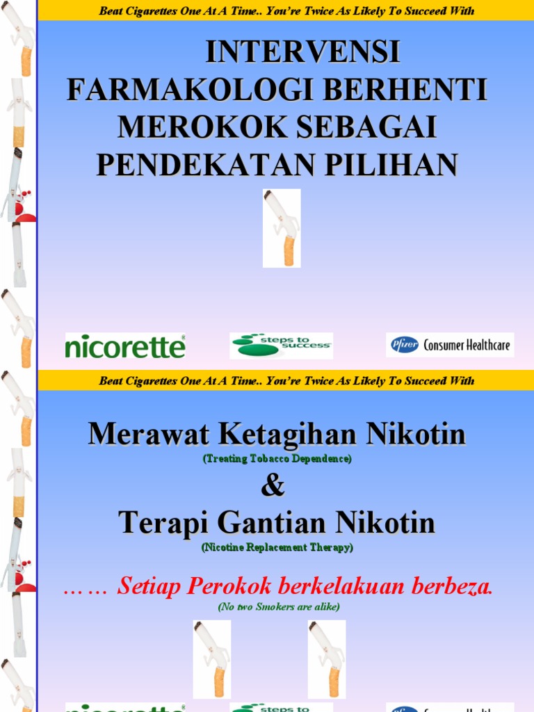Intervensi Farmakologi Berhenti Merokok (Taklimat Berhenti Merokok 17 ...