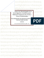 Manual Resumen de Metodología de La Investigación Científica UNT