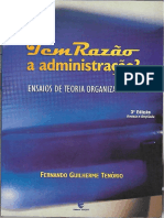 Tem Razão a Administração - Fernando Guilherme TENÓRIO - Livro