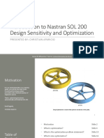 Introduction to Nastran Sol 200 Size Optimization