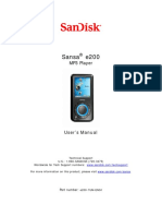 Sansa E200v2 Userguide en