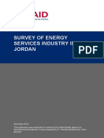 Survey of Energy Services Industry in Jordan