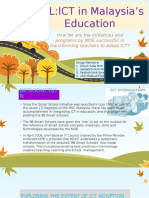 PBL On ICT in Malaysia's Education