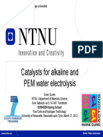 Svein Sunde - Catalysts For Alkaline and PEM Water Electrolysis