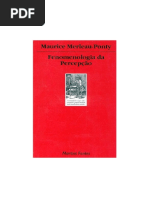 PONTY - A Espacialidade Do Corpo Próprio - Fenomenologia Da Percepção 24-06