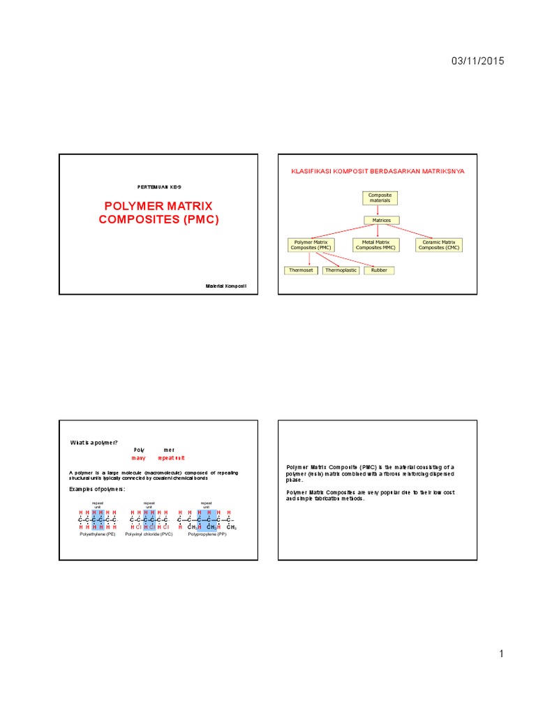 Understanding Polymer Matrix Composites | PDF | Thermoplastic | Polymers