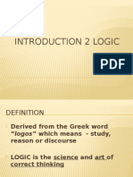 Introduction To Logic - General