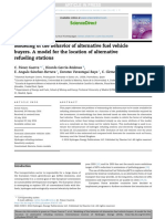 Modeling of The Behavior of Alternative Fuel Vehicle Buyers. A Model For The Location of Alternative Refueling Stations