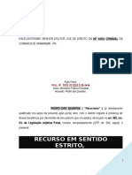 Modelo RESE - De Acordo Com NCPC