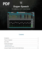 Dugan Speech User Guide