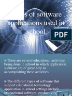 Types of Software Applications Used in School