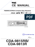 Alpine Cda-9815rb Cda-9813r PDF