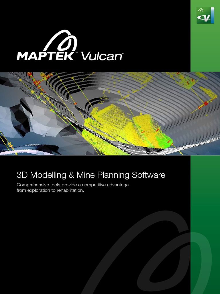 Maptek Vulcan Brochure Download Free Pdf Mining Science