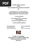 Download Motor Driving School Report by Aditya Krishnakumar SN345124496 doc pdf