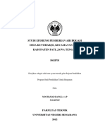 Studi Efisiensi Pemberian Air Irigasi Desa Kutoharjo, Kecamatan Pati PDF