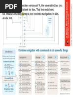 Vim Cheatsheet PDF