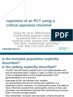 Checklist 2 Armed RCT Default Cap
