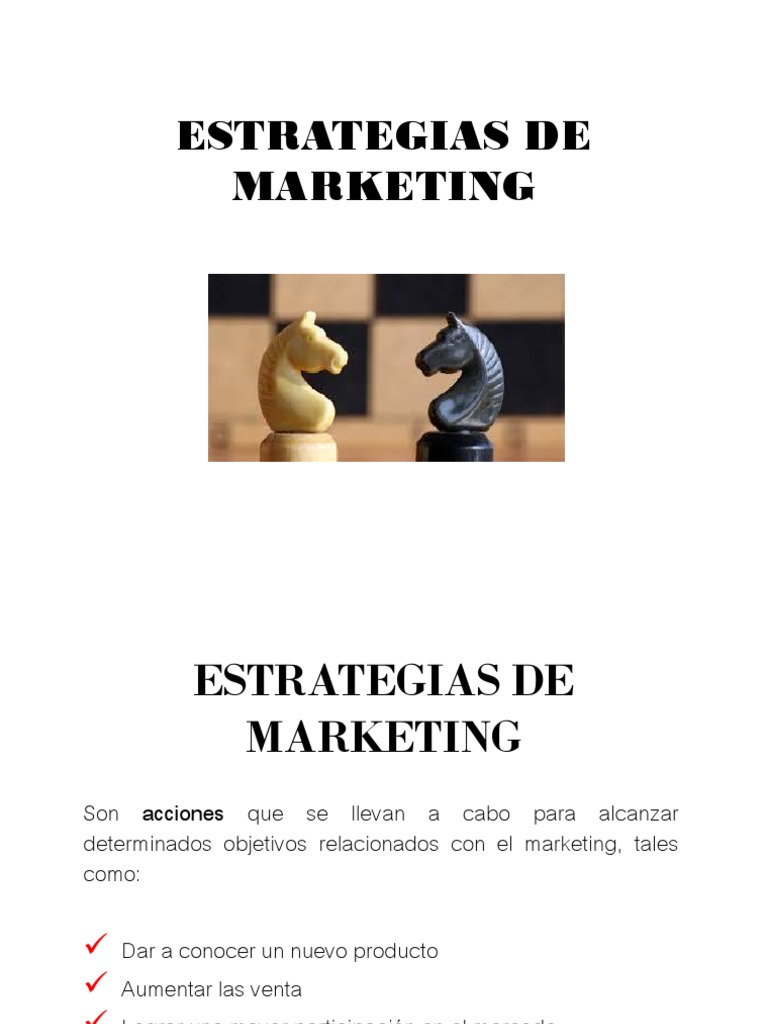 Estrategias de Marketing PDF | PDF | Distribución (comercial) | Mercado ...