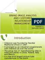 Brand Image Analysis and Customer Relationship Management: Presented By: Azahruddin Hashmi