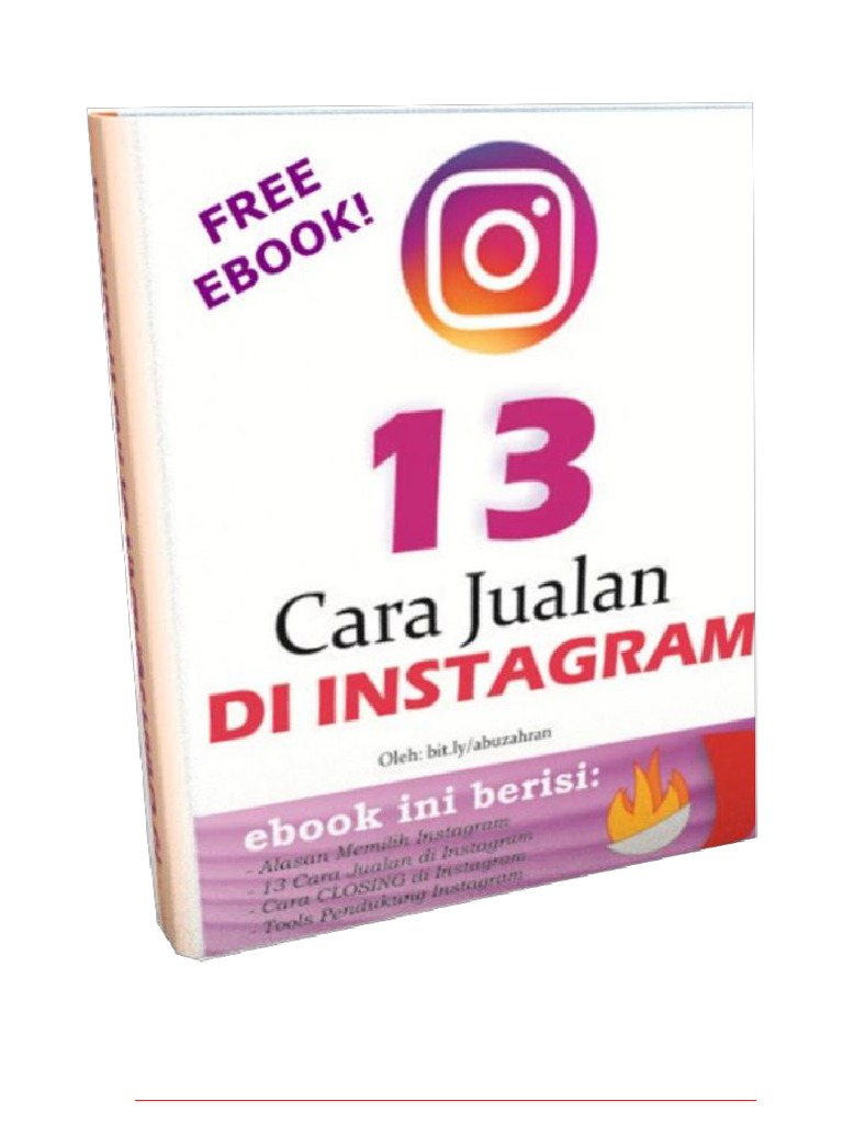 13 Cara Jualan Di Instagram