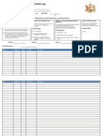 Continuing Competency Log Print