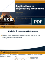 Module 7 Applications in Engineering Mechanics