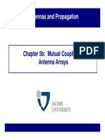 Antennas and Propagation: Chapter 5b: Mutual Coupling in Antenna Arrays