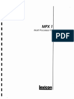 Lexicon mpx1 SM PDF