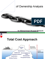 Total Cost of Ownership Analysis: by Mohammad Shujaat Mubarik