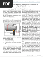 A Review Paper on Optimization of Turning on En31 Material by Taguchi Approach