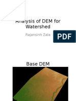 Analysis of DEM For Watershed