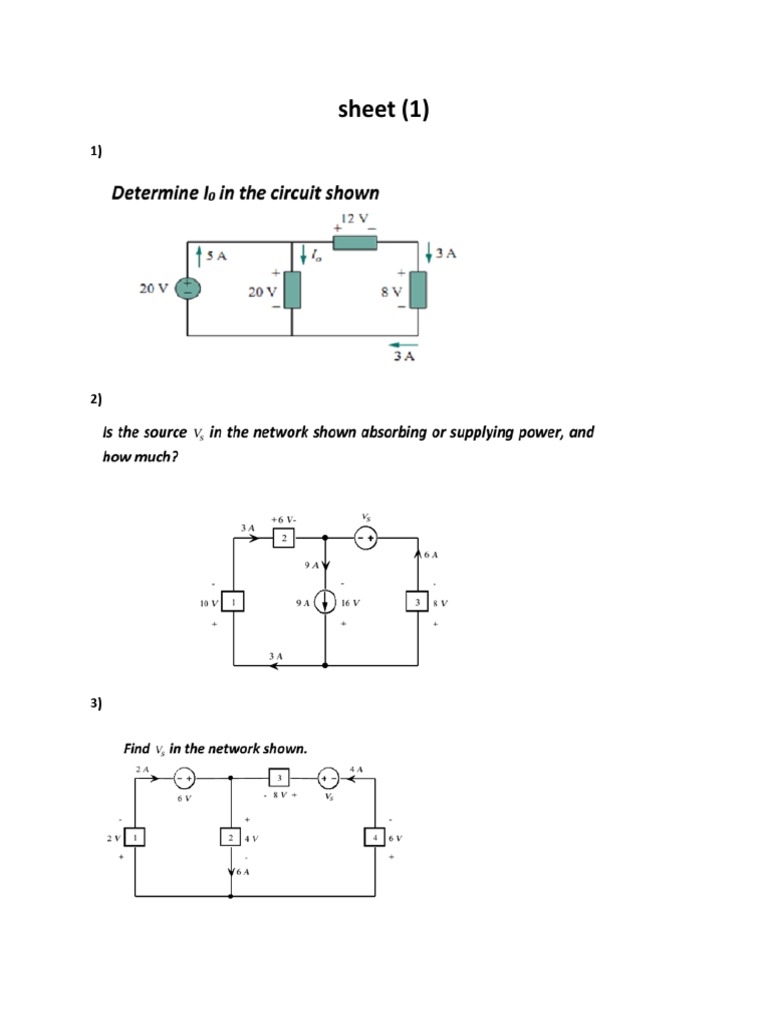Sheet 1 | PDF