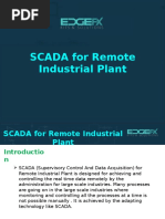 SCADA for Remote Industrial Plant