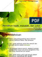 Download Menentukan Topik Dan Tema Serta Judul Dari Karya Ilmiah by roro andytha SN345158631 doc pdf