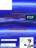 TERMO2005 CAP5 Definiciones Fundamentales Abril 2005