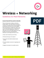 Guidelines For Mesh Networks