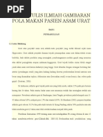 Download KARYA TULIS ILMIAH GAMBARAN POLA MAKAN PASIEN ASAM URATdocx by heri hamdani SN345166644 doc pdf