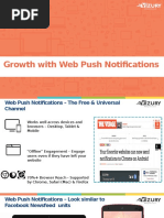 Dynamic Web Push Notifications