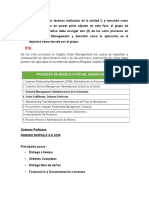 Procesos en Modelo Scor Del Ingenio Riopaila - Ordenes Perfectas