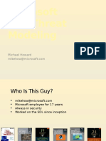 Microsoft SDL Threat Modeling: Michael Howard