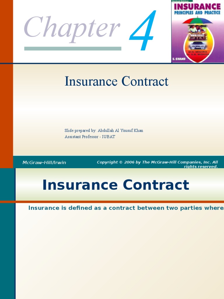 Insurance Contract  Subrogation  Insurance