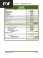 Download Basic Instructions for a Simple Balance Sheet by Mary SN3451718 doc pdf